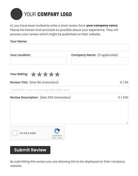 The Review Form