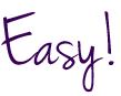 Its easy!